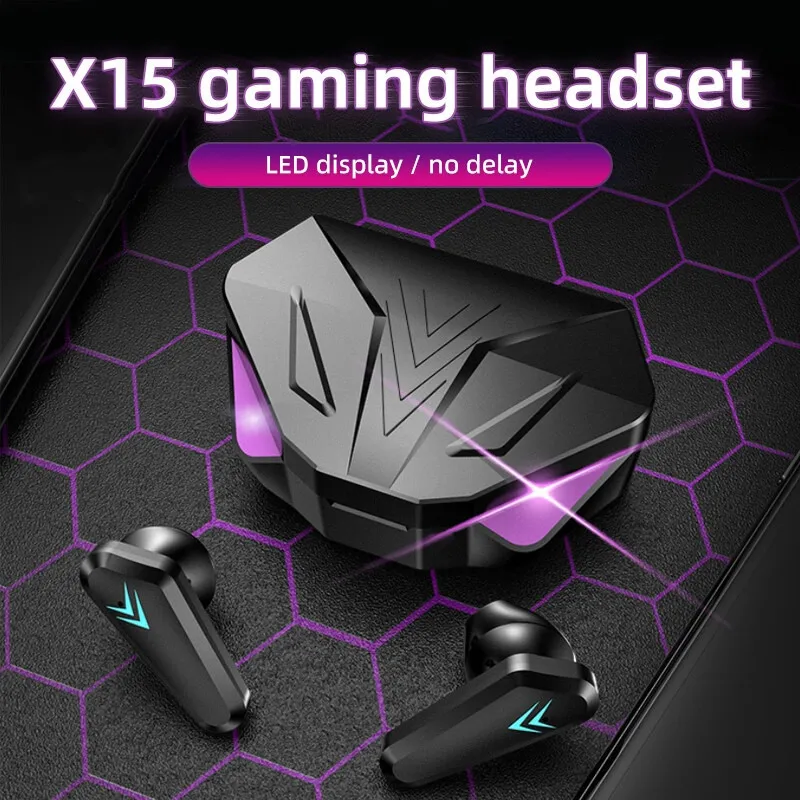 Audio Music Apple - X15 TWS Gaming Earbuds Wireless Bluetooth