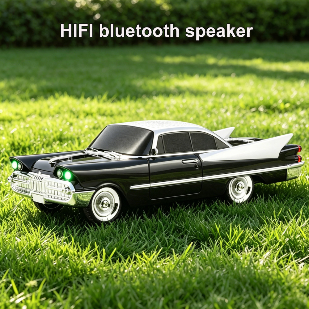 Audio Music Apple - Retro Classic Car Model Bluetooth Speaker,