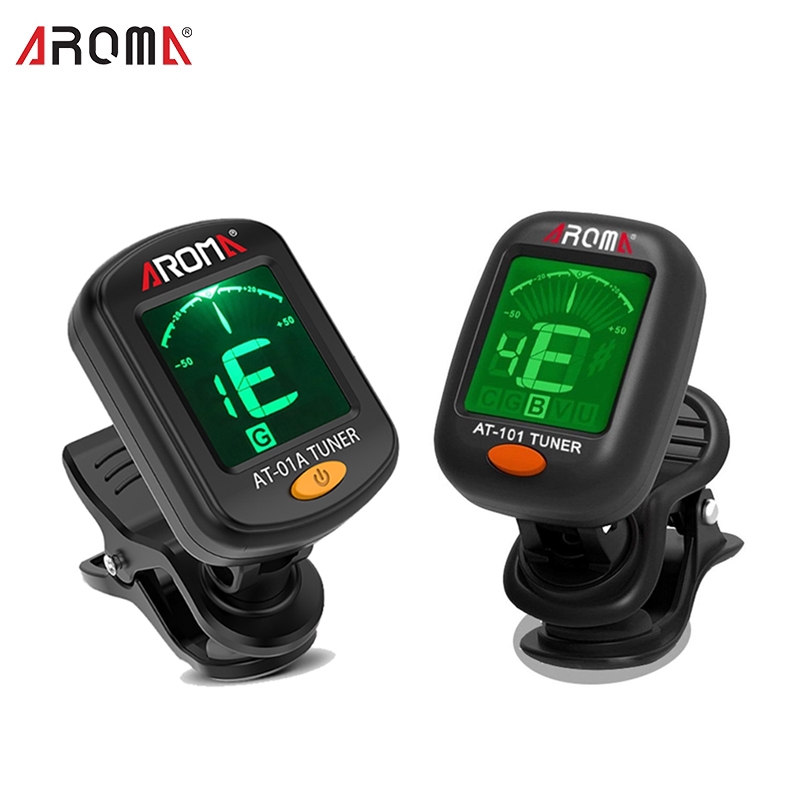 Guitar Tuner Clip - Guitar Tuner AT-01A/101 Foldable Rotatable Clip-on