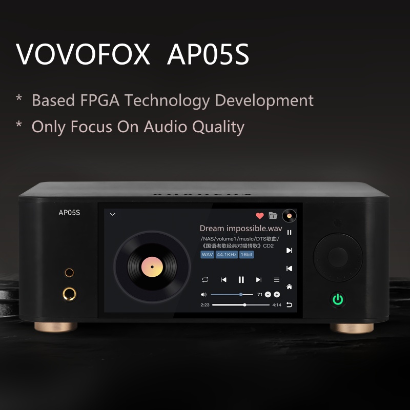 Audio Without Music - VOVOFOX-HiFi AP05S Lossless Music Player Based