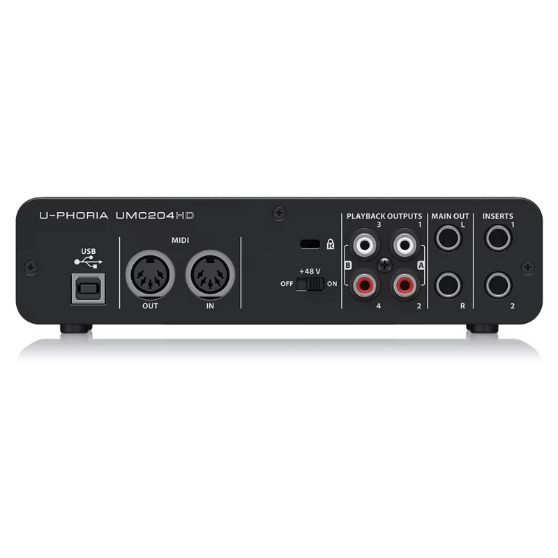 Behringer UMC204HD 2-in/4-out  - Audio Without Music review and price