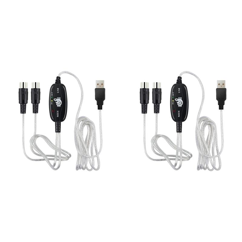 B50B-2X USB To MIDI 5Pin Cable - Audio Music Edit review and price