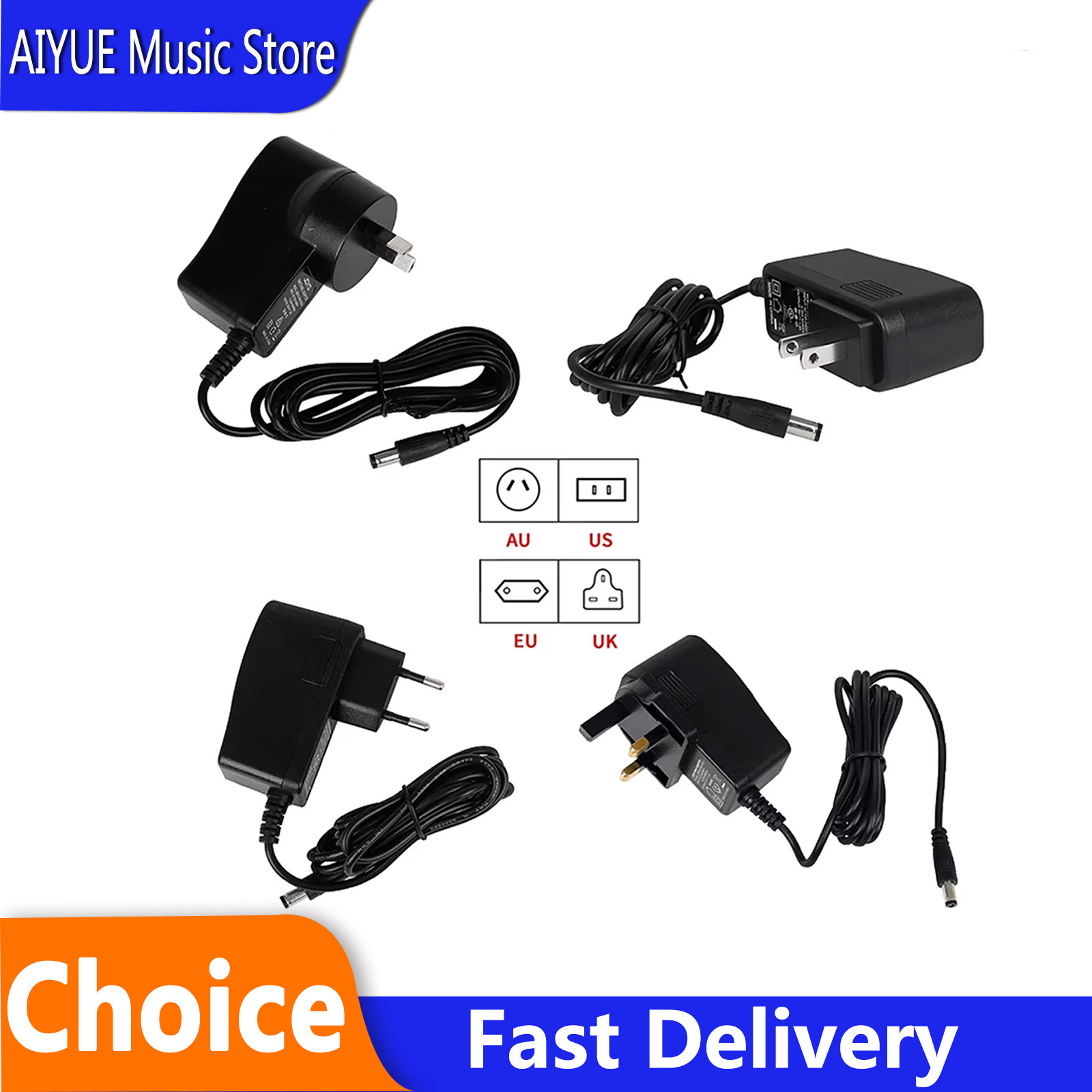 DC 9V 1.2A Guitar Pedal Power  - Audio Music Effect review and price