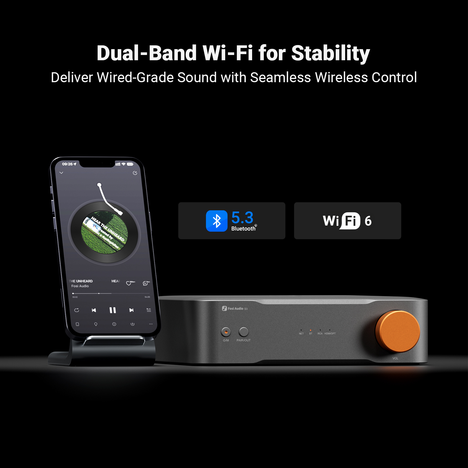 Fosi Audio Hi-Res Music Stream - Audio Without Music review and price
