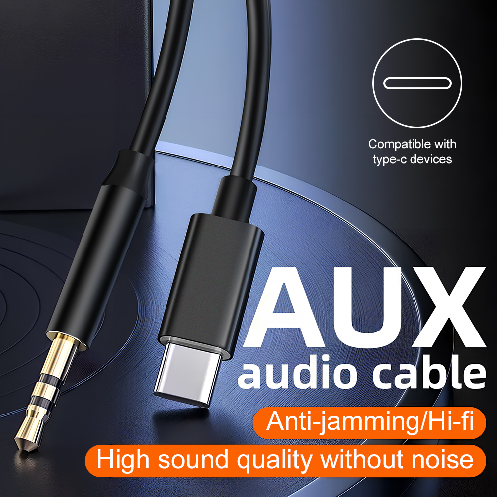 Type-C to 3.5mm AUX Audio Cabl - Audio Music Effect review and price