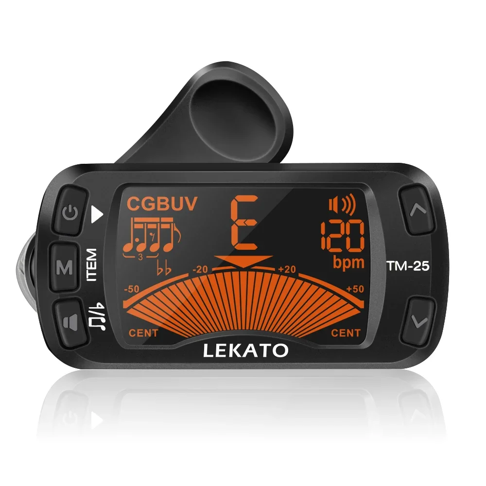 Compact 3-In-1 Tuner for Trave - Guitar Tuner Clip review and price