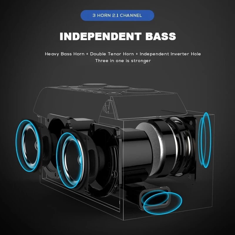 Wireless Bluetooth Speaker Por - Audio Music Apple review and price