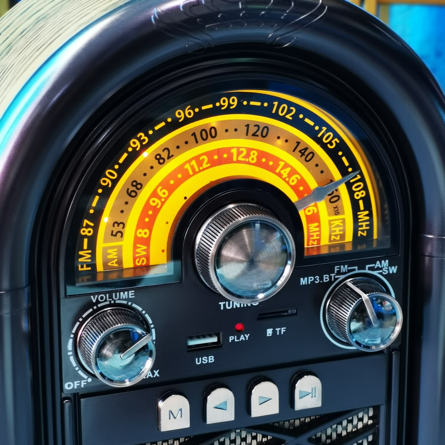 R-1950BT Retro Portable Rechar - Audio Music Apple review and price