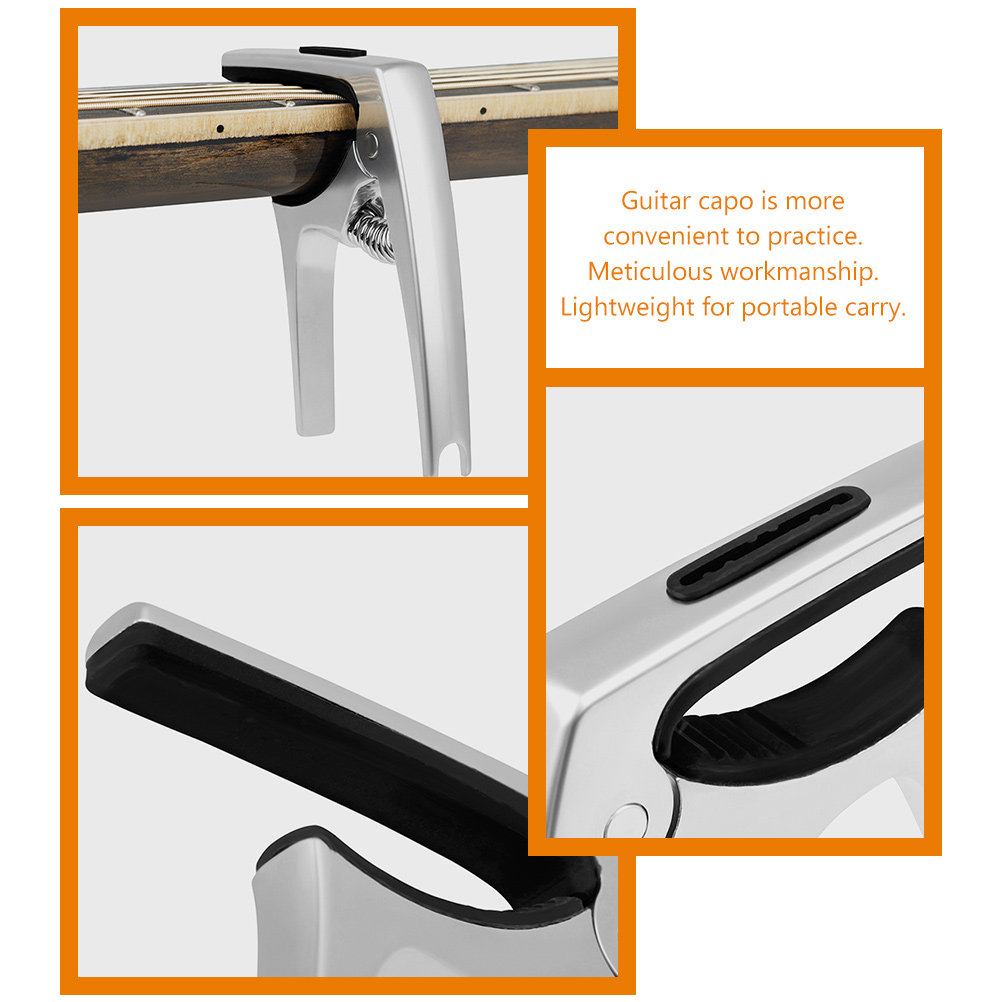 Guitar Capo Versatile Metal Ca - Guitar Tuner Clip review and price