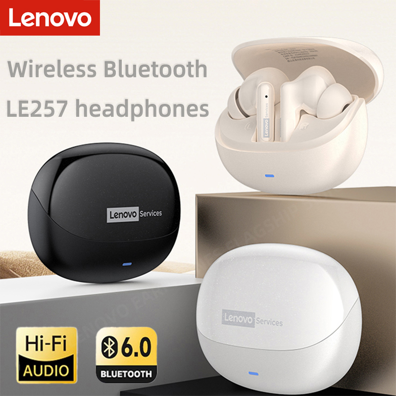  Lenovo LE257 Headphones TWS  - Audio Music Apple review and price