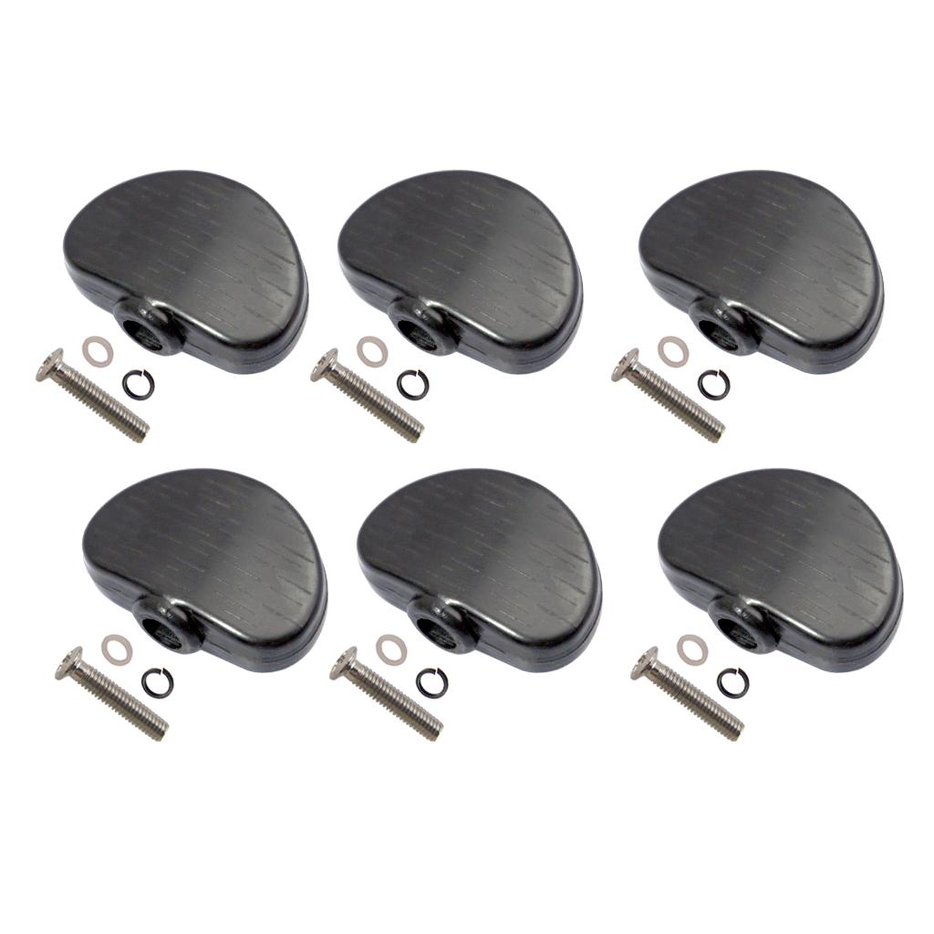 6 Pcs Black Guitar Tuning Pegs - Guitar Tuner Clip review and price