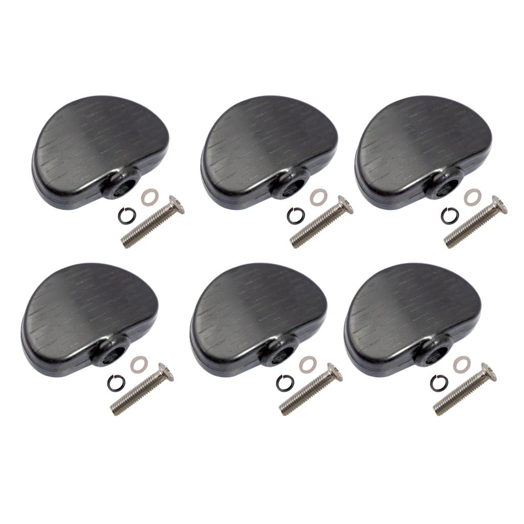 6 Pcs Black Guitar Tuning Pegs - Guitar Tuner Clip review and price