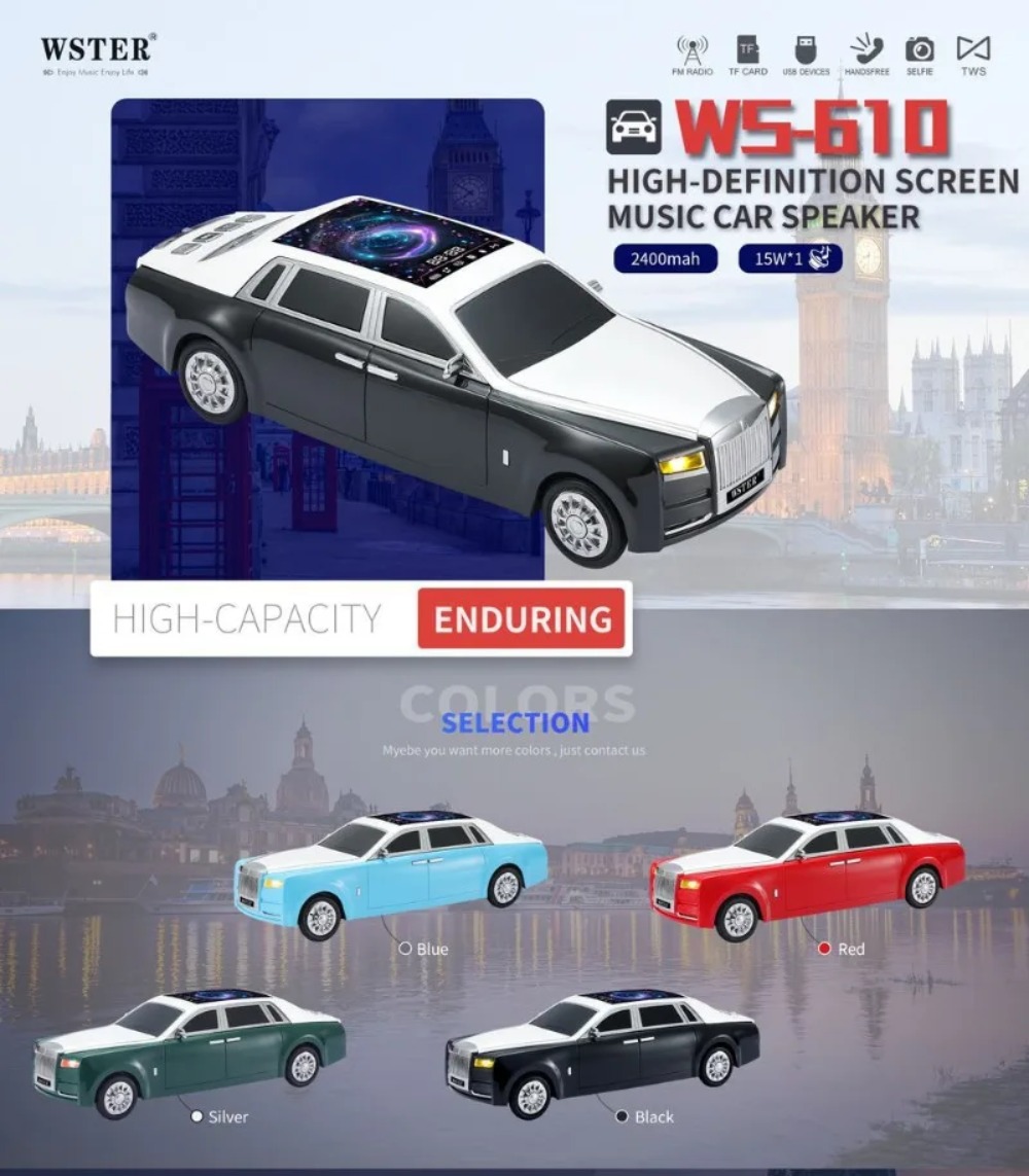 Luxury Car Model Bluetooth Spe - Audio Music Effect review and price