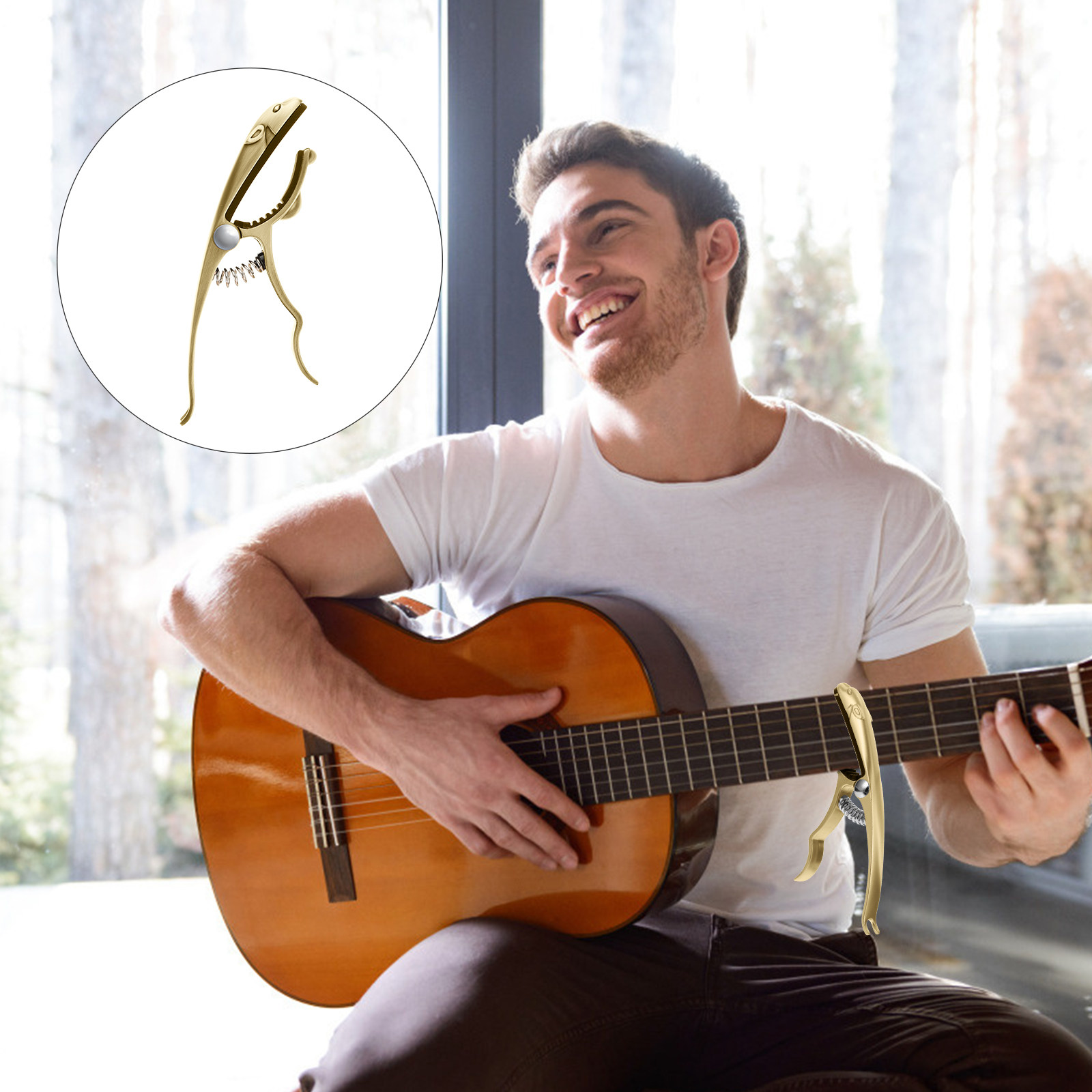 Guitar Capo Acoustic Electric  - Guitar Tuner Clip review and price