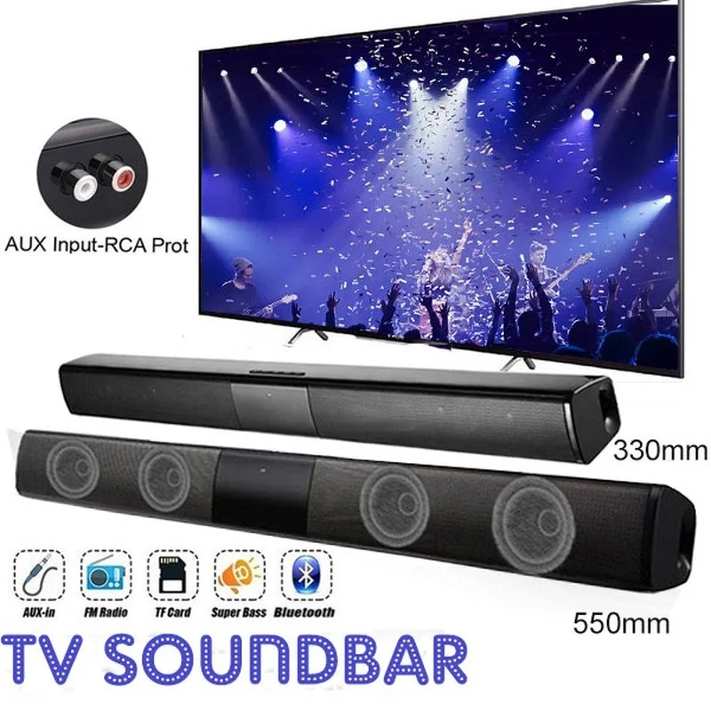 40W High Power Soundbar for TV - Audio Music Apple review and price