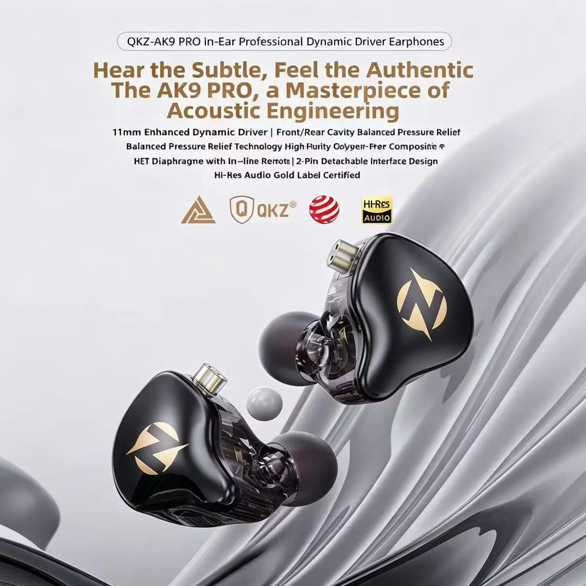 QKZ AK9 PRO In Ear Earphones w - Audio Music Edit review and price