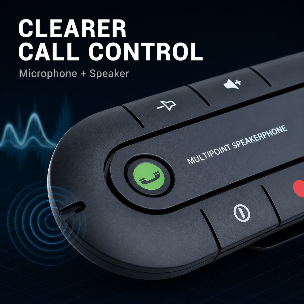 Bluetooth 4.1 Car Speakerphone - Audio Without Music review and price