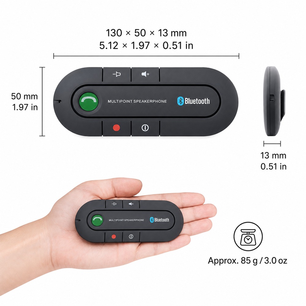 Bluetooth 4.1 Car Speakerphone - Audio Without Music review and price