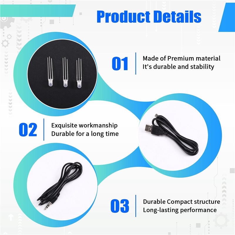 【DIGITAL GADGET】TYPE-C USB LED - Audio Without Music review and price