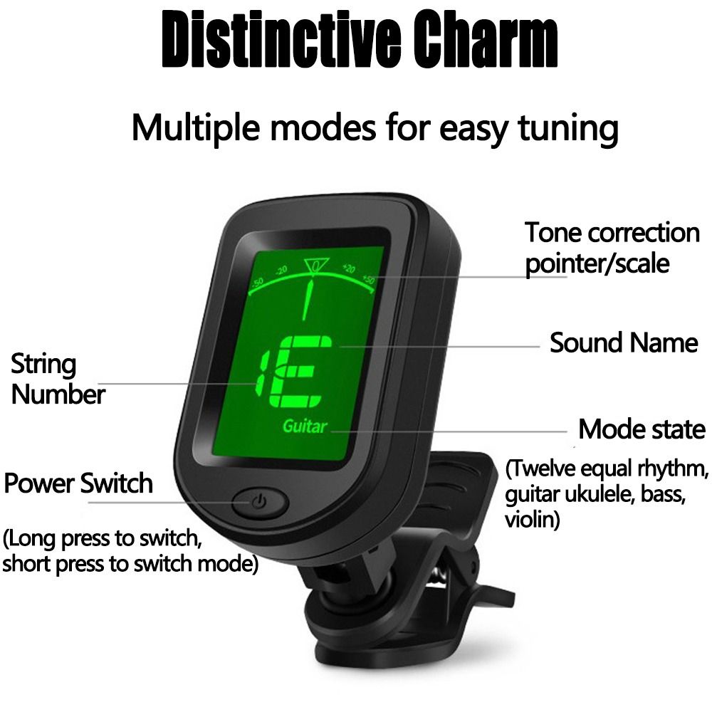 Clip on Guitar Tuner Mini LCD  - Guitar Tuner Clip review and price