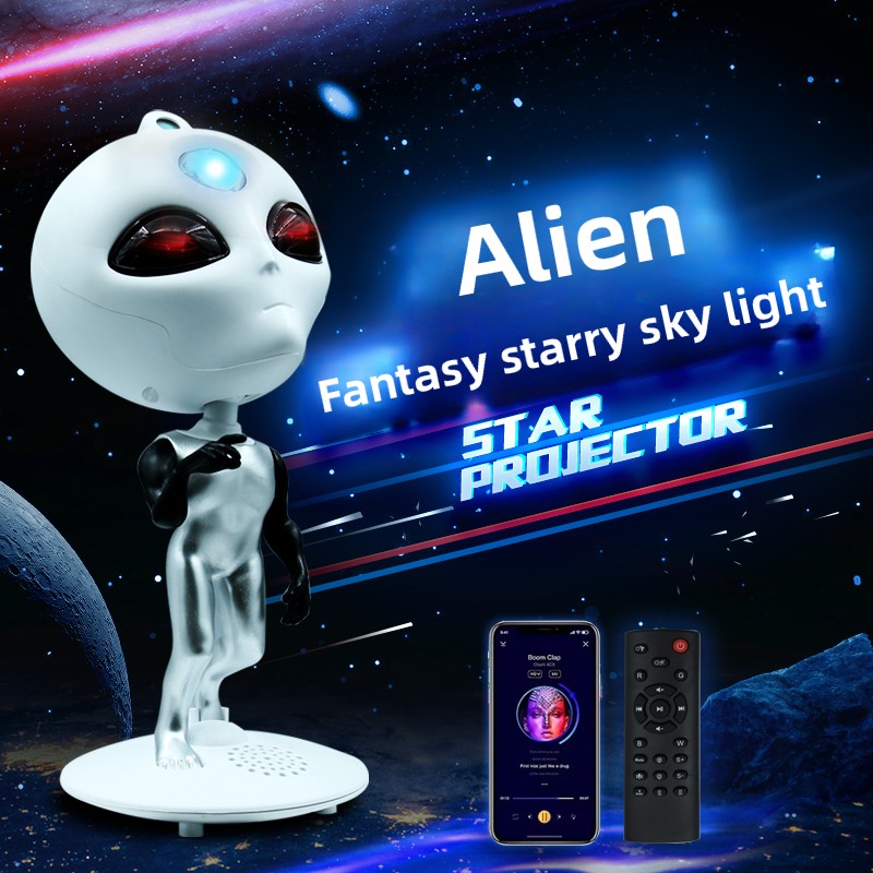 Alien Galaxy Star Projector wi - Audio Music Apple review and price